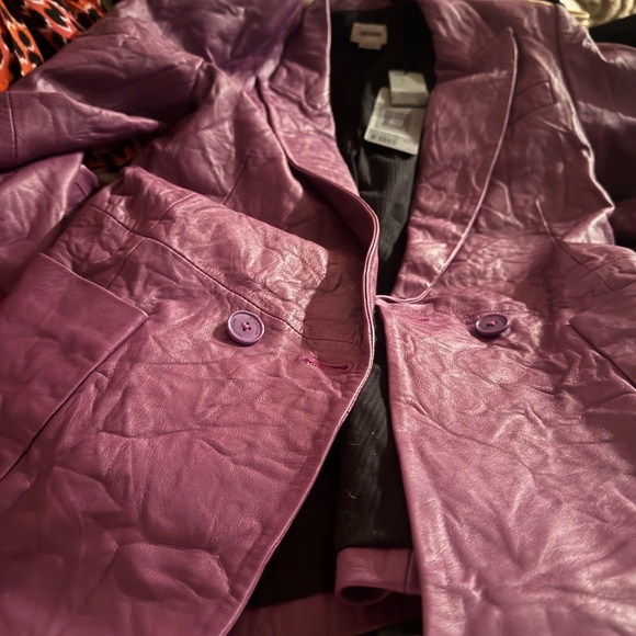 Zadig & Voltaire Visio Cuir Froisse size 38 NWT SUPER SOFT LAMBSKIN - Picture 5 of 8